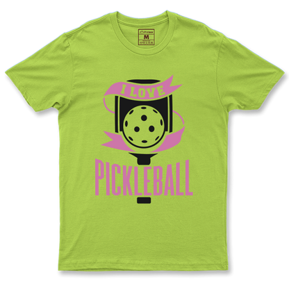 Drifit Shirt: I Love Pickleball