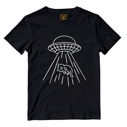 Cotton Shirt: Kitty Abduction