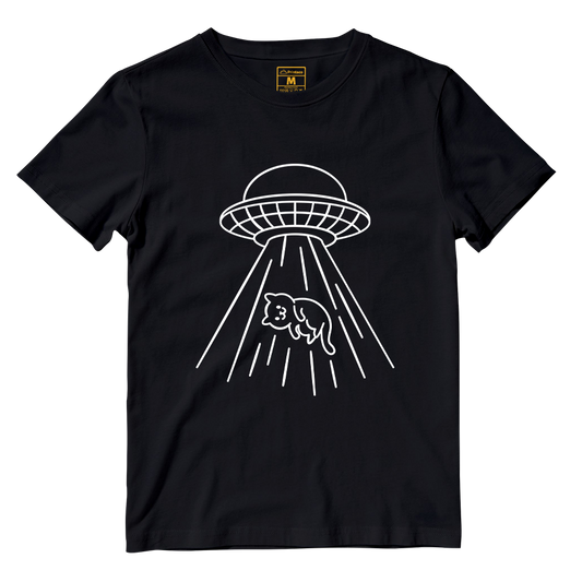 Cotton Shirt: Kitty Abduction