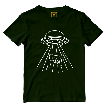 Cotton Shirt: Kitty Abduction