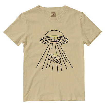 Cotton Shirt: Kitty Abduction