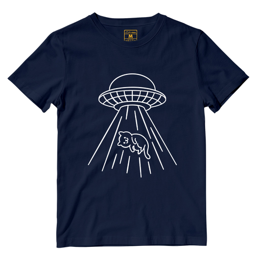 Cotton Shirt: Kitty Abduction