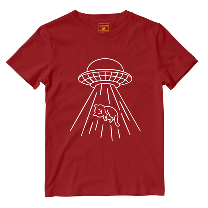 Cotton Shirt: Kitty Abduction