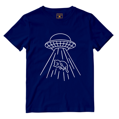 Cotton Shirt: Kitty Abduction