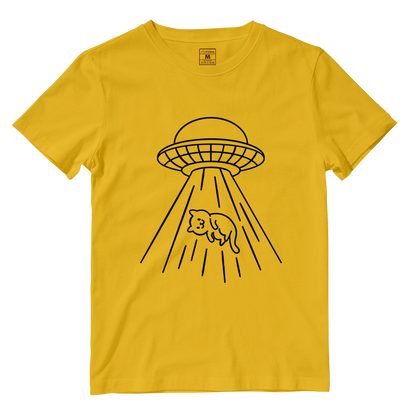 Cotton Shirt: Kitty Abduction