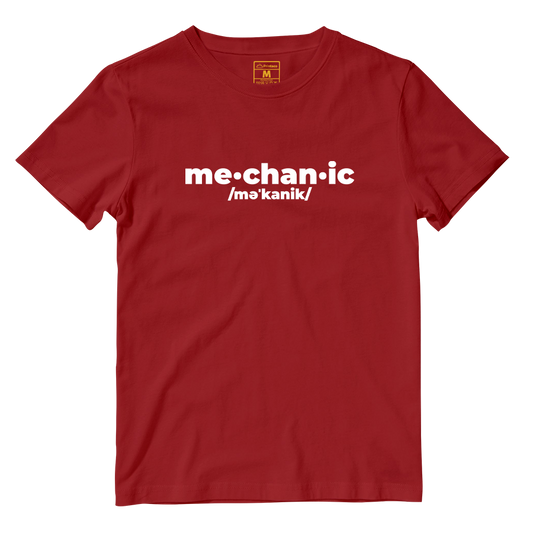 Cotton Shirt: Mechanic Pronunciation