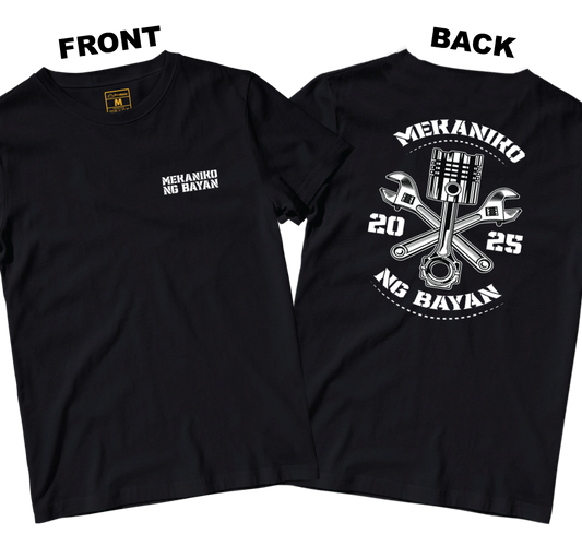 Cotton Shirt: Mekaniko ng Bayan (Front and Back)