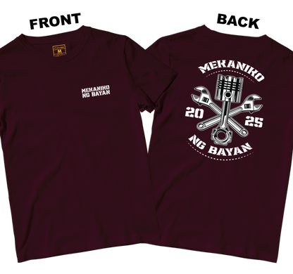 Cotton Shirt: Mekaniko ng Bayan (Front and Back)