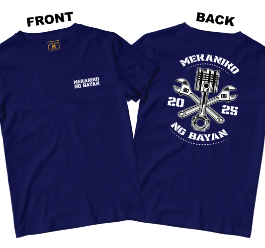 Cotton Shirt: Mekaniko ng Bayan (Front and Back)