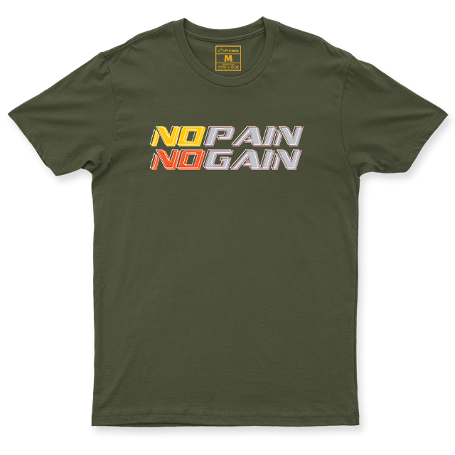 Drifit Shirt: No Pain No Gain