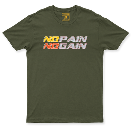 Drifit Shirt: No Pain No Gain
