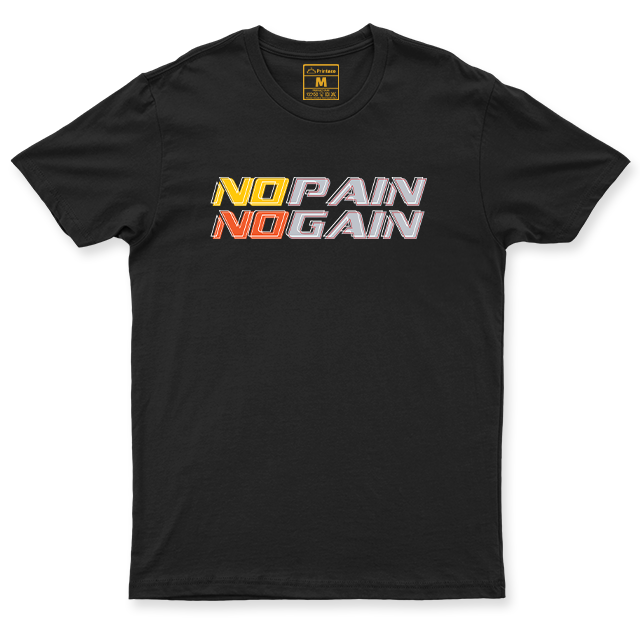 Drifit Shirt: No Pain No Gain