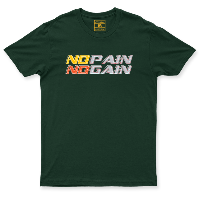 Drifit Shirt: No Pain No Gain