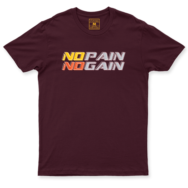 Drifit Shirt: No Pain No Gain