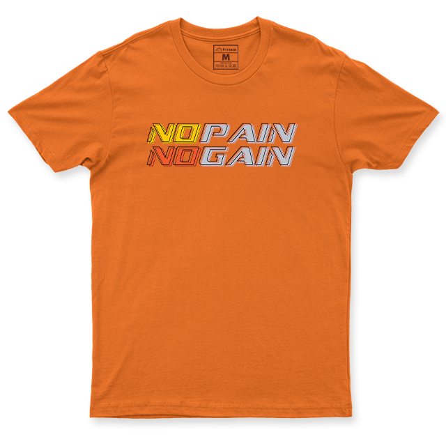 Drifit Shirt: No Pain No Gain