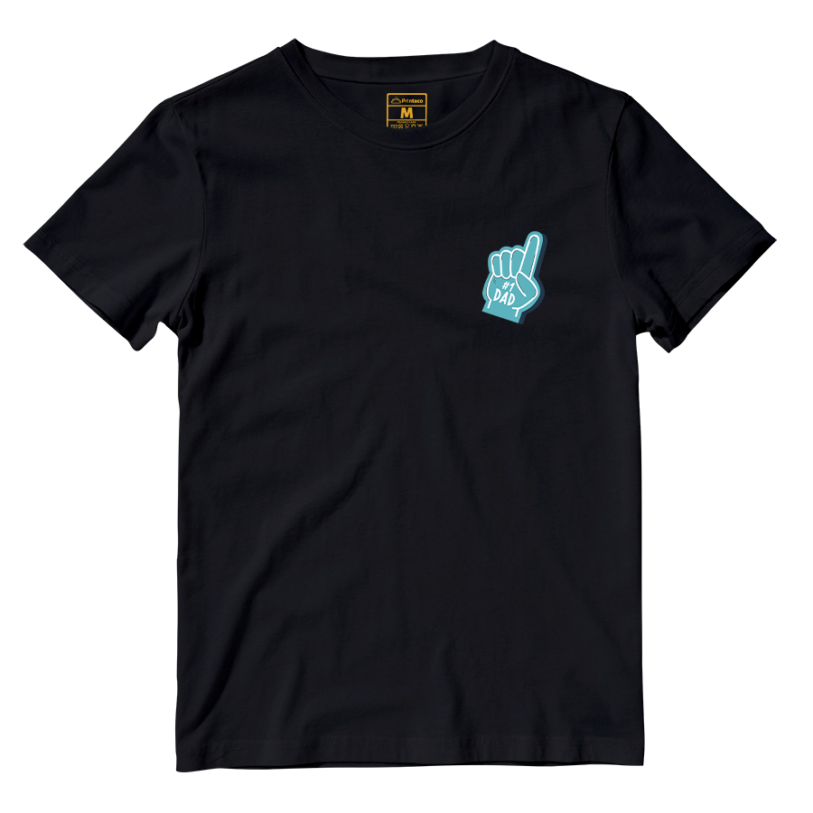 Cotton Shirt: Number 1 Dad