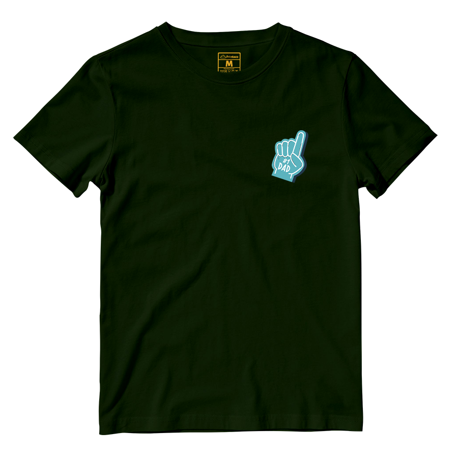 Cotton Shirt: Number 1 Dad