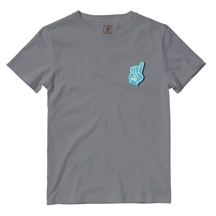 Cotton Shirt: Number 1 Dad