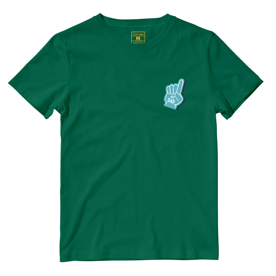 Cotton Shirt: Number 1 Dad