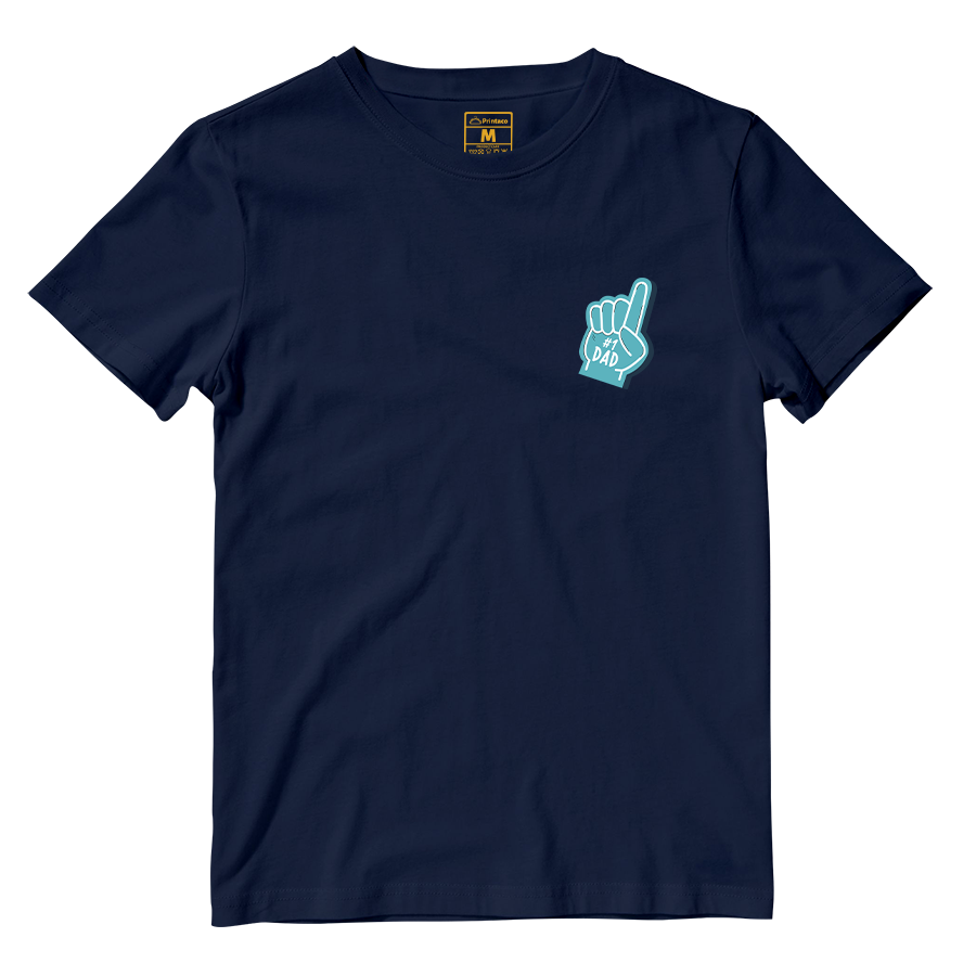 Cotton Shirt: Number 1 Dad