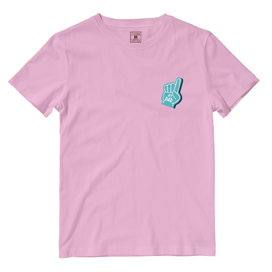Cotton Shirt: Number 1 Dad
