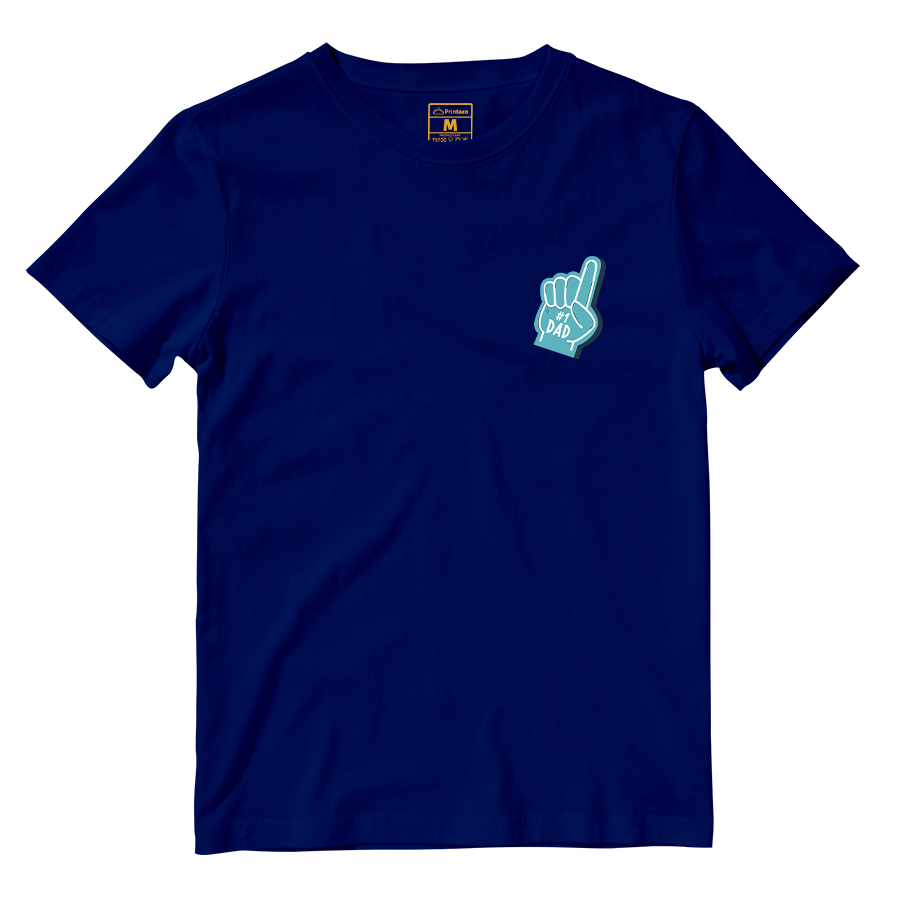 Cotton Shirt: Number 1 Dad