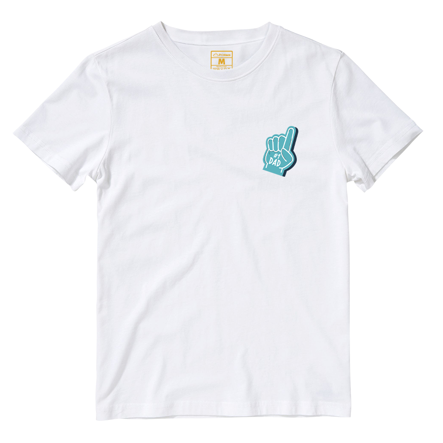 Cotton Shirt: Number 1 Dad