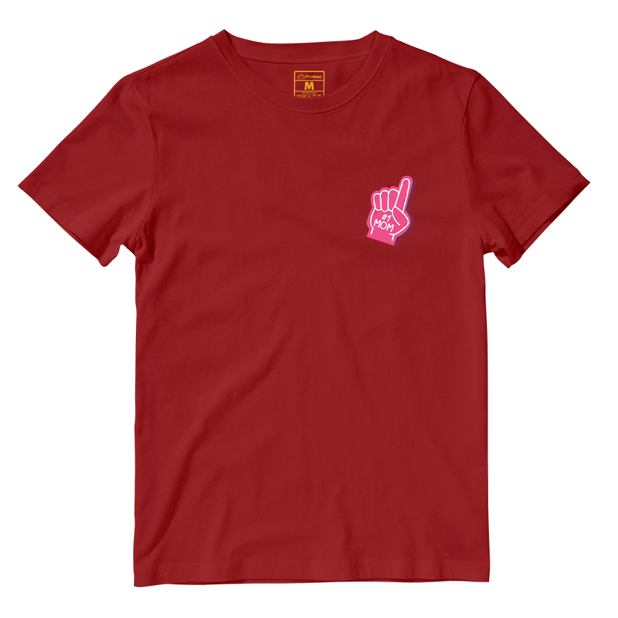 Cotton Shirt: Number 1 Mom