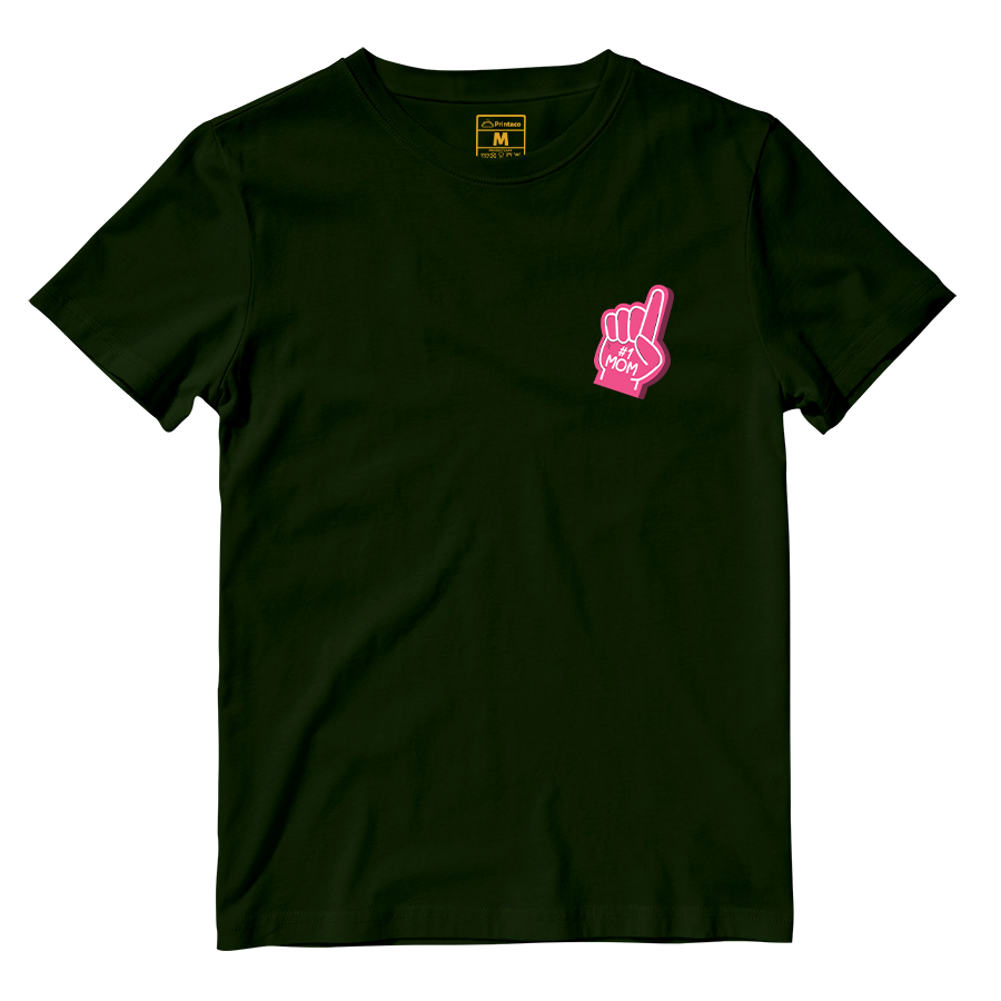 Cotton Shirt: Number 1 Mom