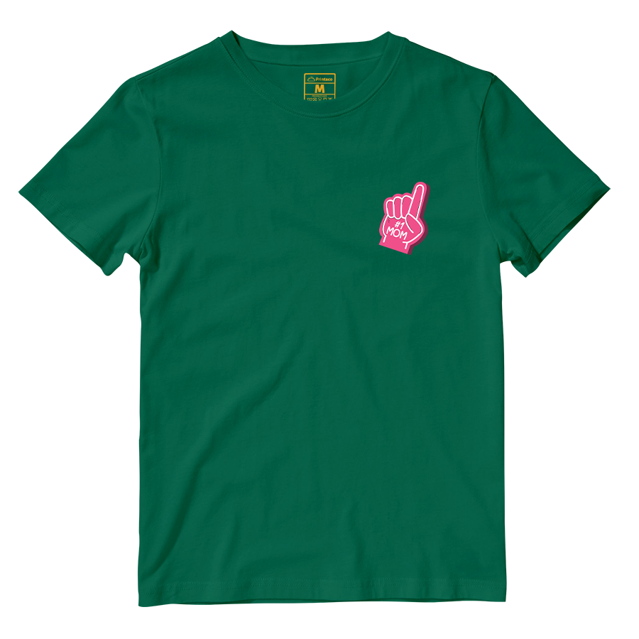 Cotton Shirt: Number 1 Mom