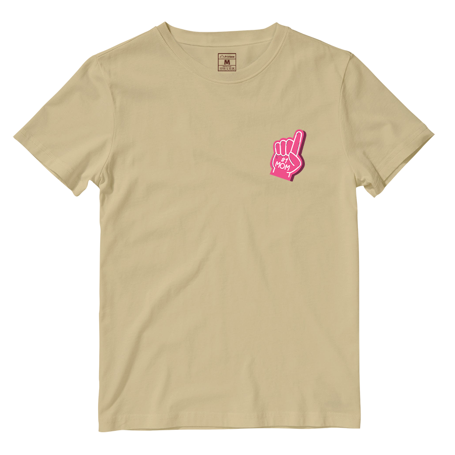 Cotton Shirt: Number 1 Mom