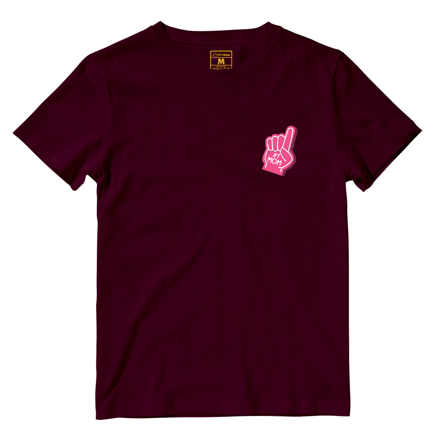 Cotton Shirt: Number 1 Mom