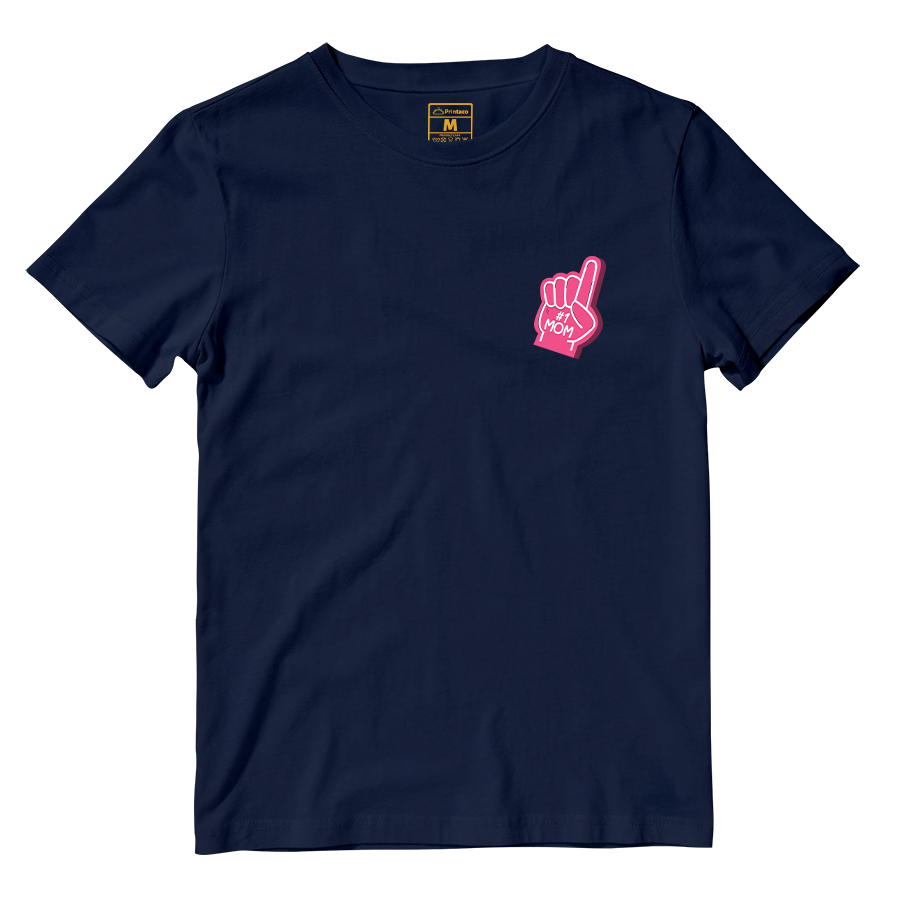 Cotton Shirt: Number 1 Mom