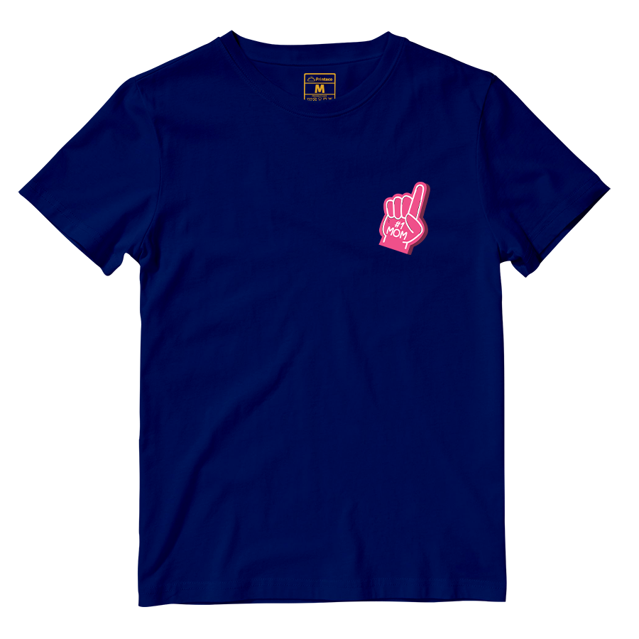 Cotton Shirt: Number 1 Mom