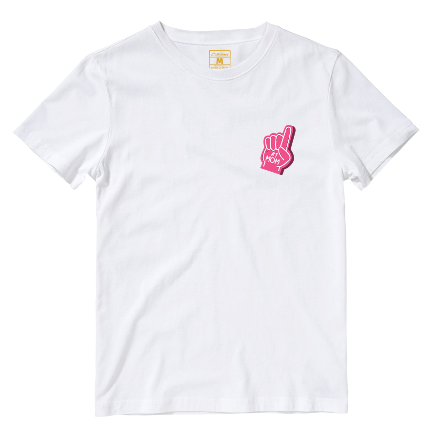 Cotton Shirt: Number 1 Mom
