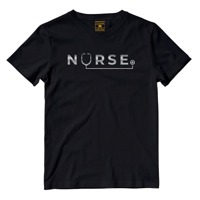 Cotton Shirt: Nurse Metallic