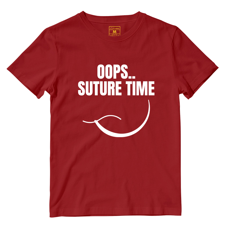 Cotton Shirt: Oops Suture Time