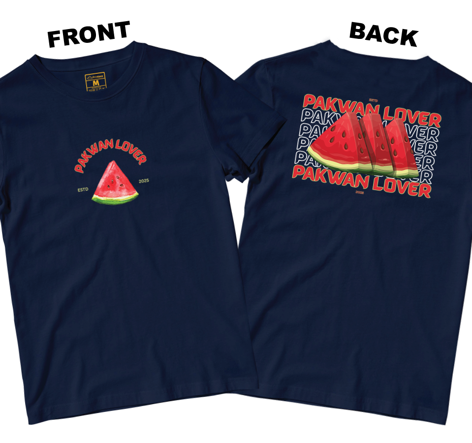 Cotton Shirt: Pakwan Lover (Front and Back)