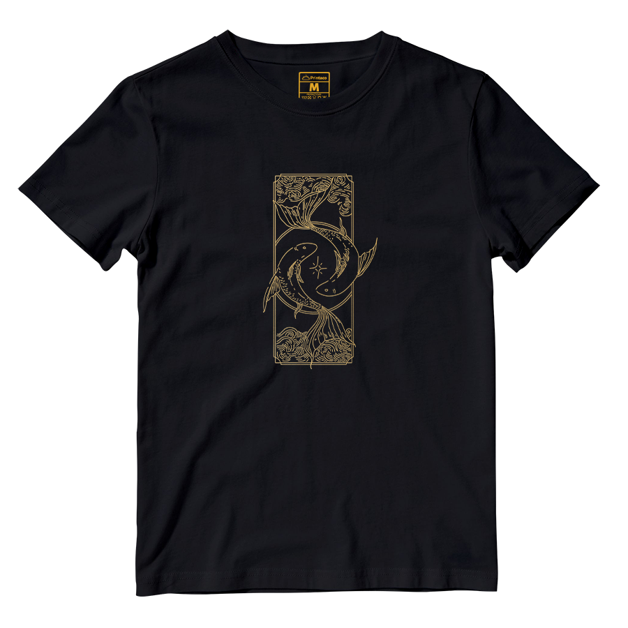 Cotton Shirt: Pisces Gold