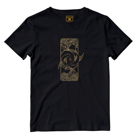 Cotton Shirt: Pisces Gold