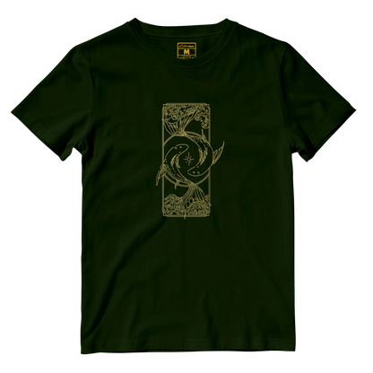 Cotton Shirt: Pisces Gold