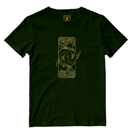 Cotton Shirt: Pisces Gold