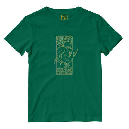 Cotton Shirt: Pisces Gold
