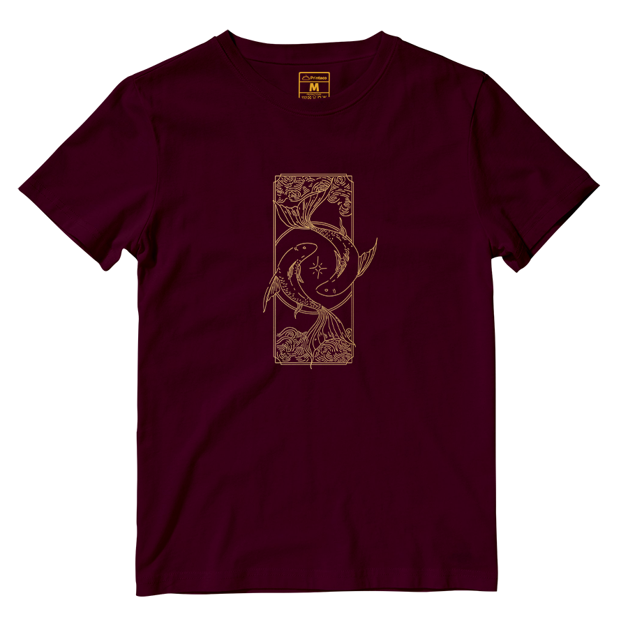 Cotton Shirt: Pisces Gold