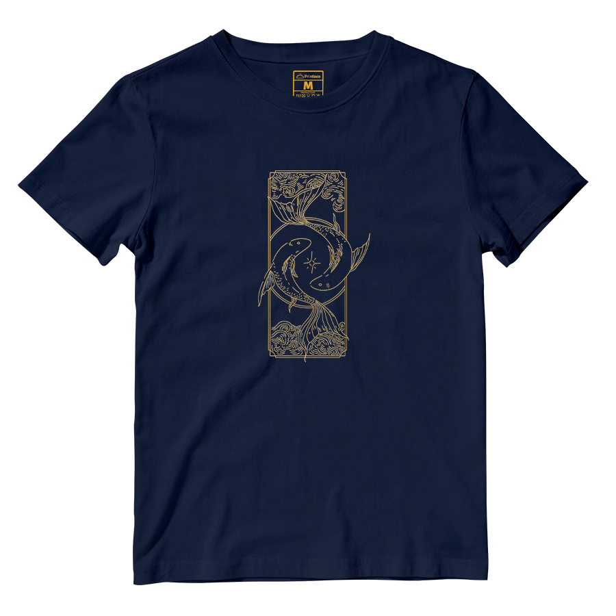 Cotton Shirt: Pisces Gold