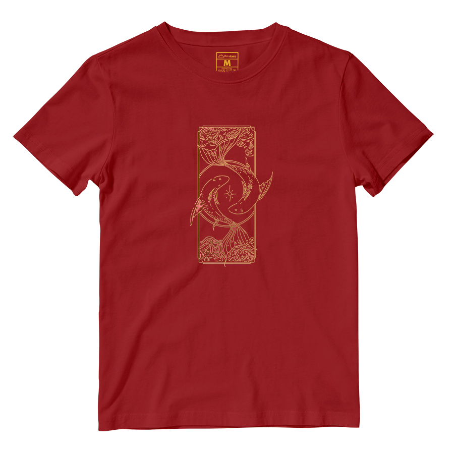 Cotton Shirt: Pisces Gold