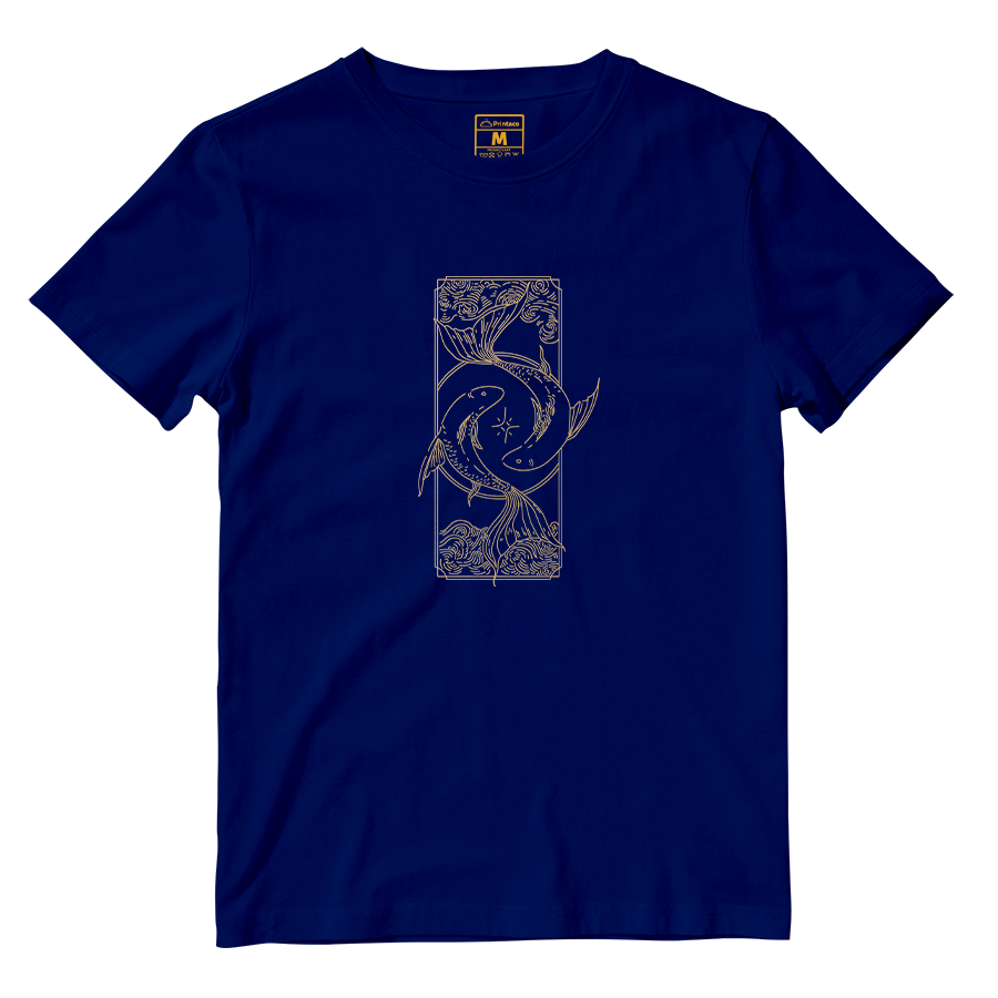 Cotton Shirt: Pisces Gold