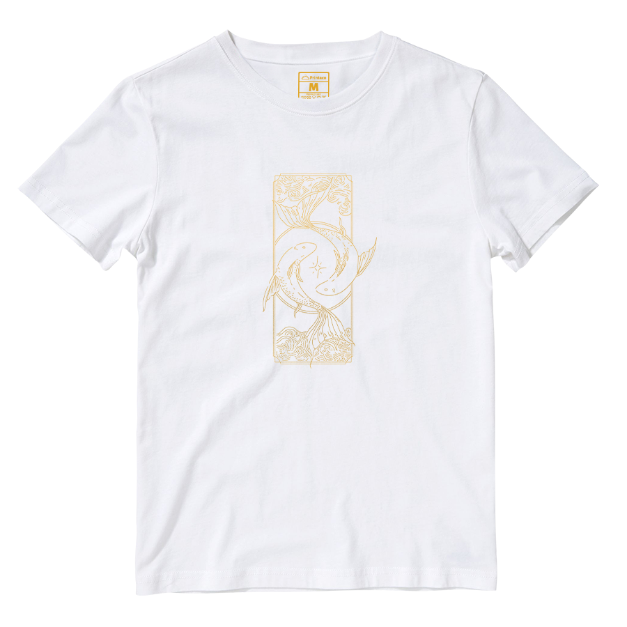 Cotton Shirt: Pisces Gold
