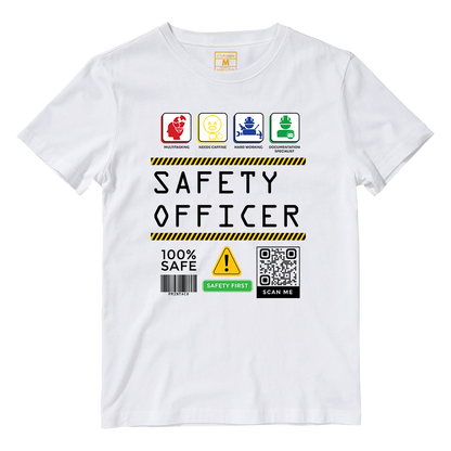 Cotton Shirt: Safety Officer Label