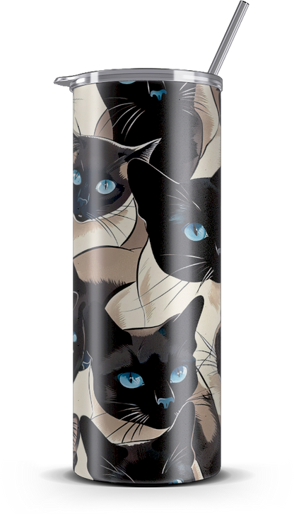 20oz. Slim Tumbler: Siamese